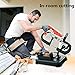 Anbull Portable Band Saw with Upgraded Removable Alloy Steel Base, 45°-90° Metal Cutting, 10A 1100W Motor, 5-inch Deep Cut, with .020-by-44-7/8-Inch 14 TPI Saw Blade and Led Spotlight