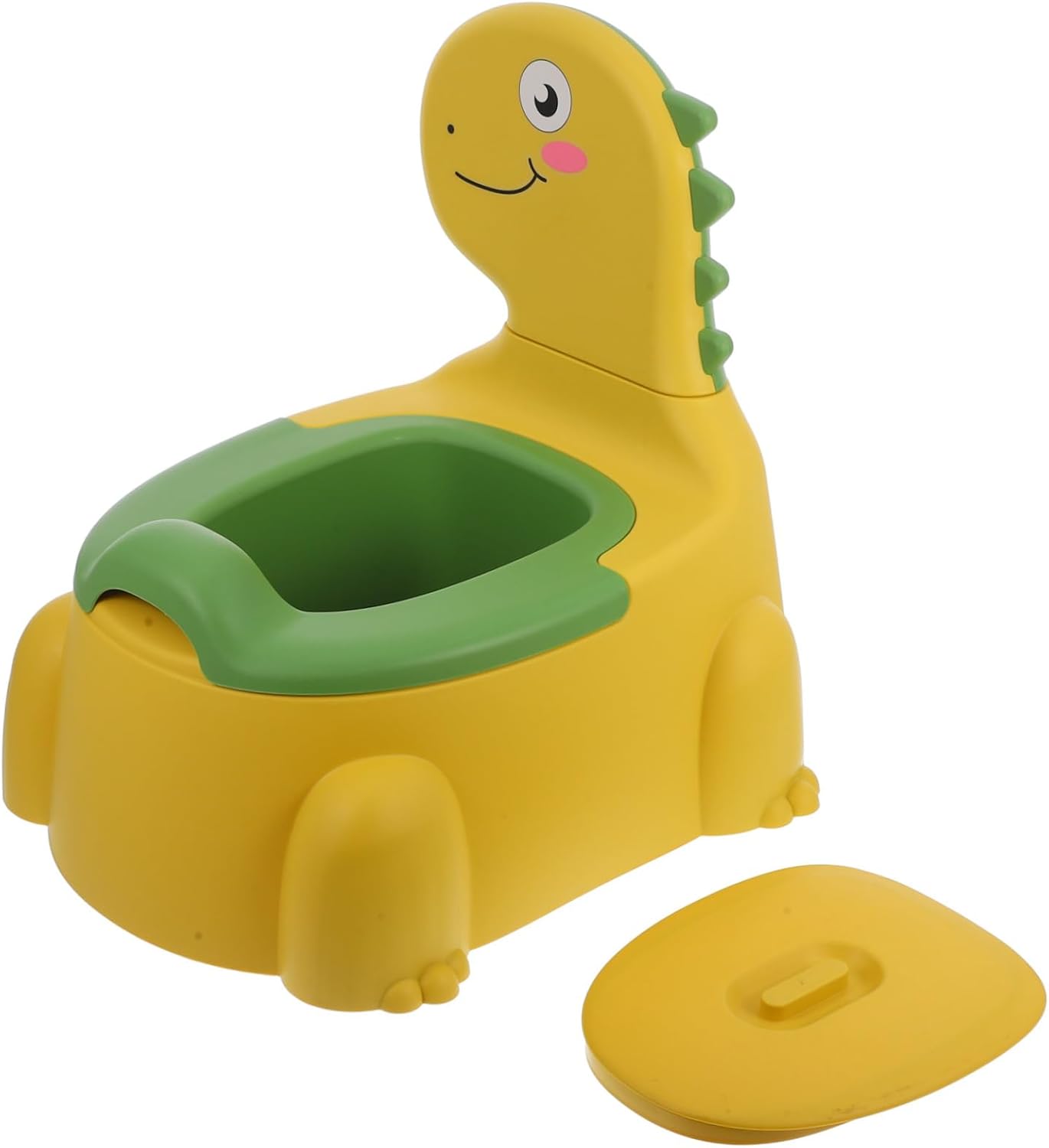 Dinosaur Boy Girl Potty Training Seat Handles Portable Comfortable Seat for Boys Girls Easy Cleaning Urinal