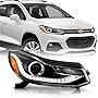 ACANII - For 2017-2022 Chevy Trax Factory Style LED DRL Projector Headlight Headlamp Replacement Right Passenger Side