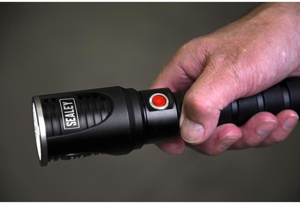 Sealey LED4494 60W COB LED Rechargeable Aluminium Torch - Adjustable Focus