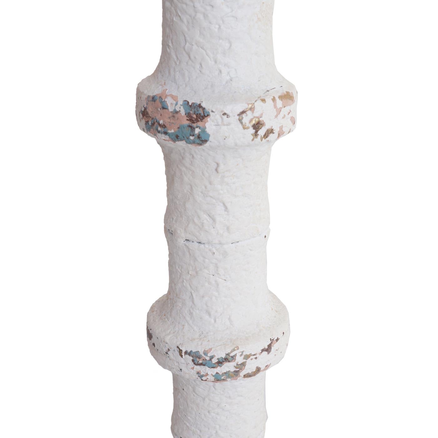 Mendler 2er-Set Kerzenständer HWC-N35 Metall Keramik Höhe 36cm