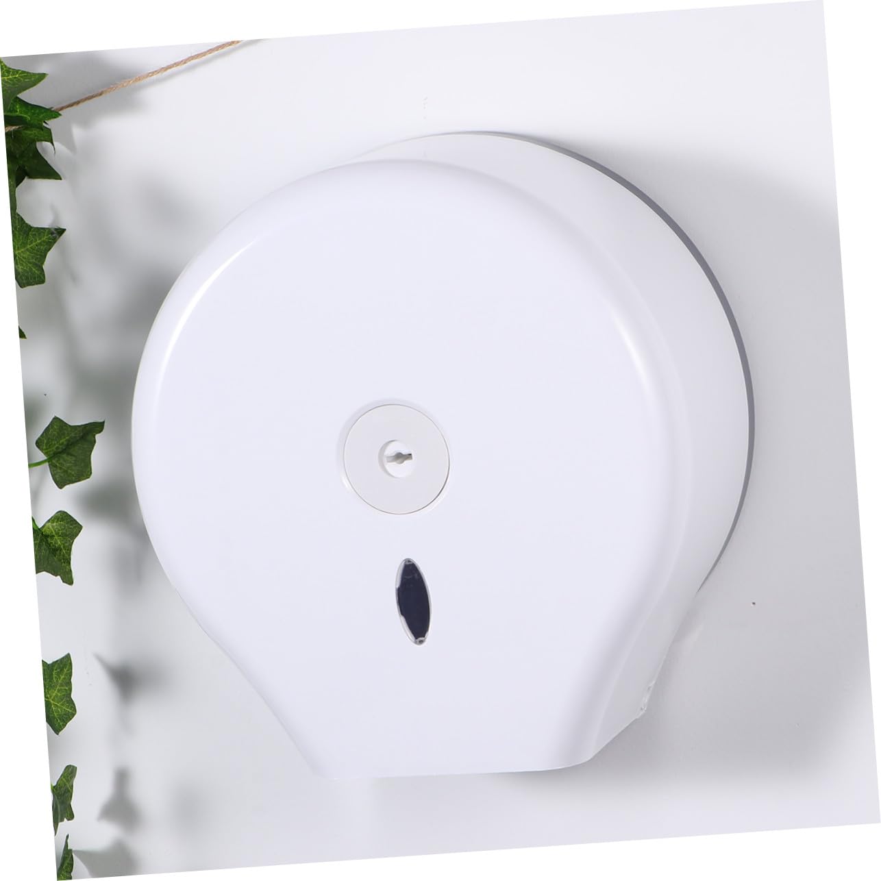 Portarotoli da Parete Rotondo in Abs Bianco Finestra