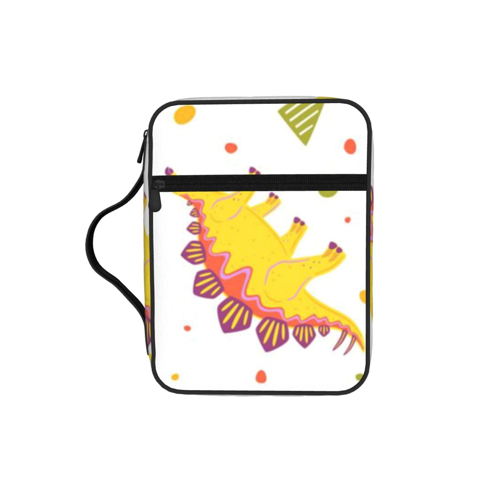 Dinosaur Bible Cover Case Waterproof Bible Bag With Handle Organizer Storage Book Cover For Bible Study