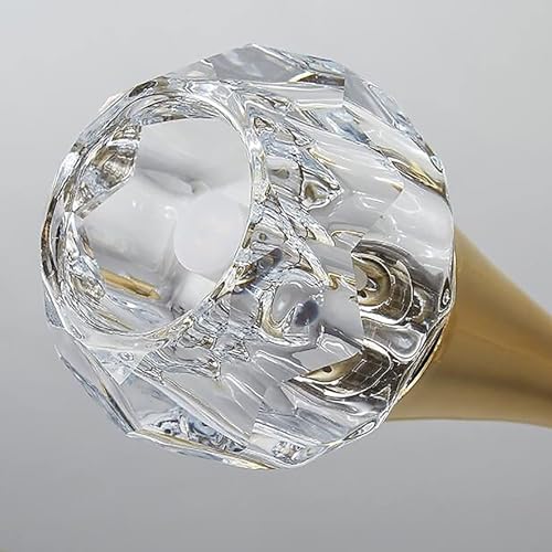 Lustres cristal de luxe modernes tout en bronze pour maison