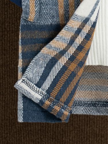 Boys Zip Up Hoodie Sherpa Fleece Lined Hooded Jacket Coat with Pockets4