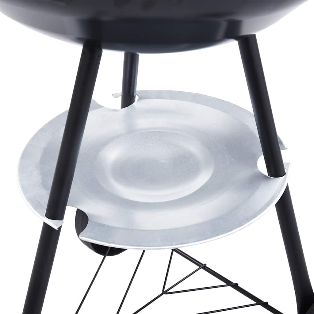 Dom Ogród, przenośny XXL grill węglowy BBQ z kółkami 44 cm