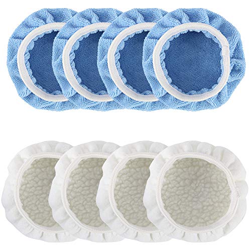 Funda para pulir capó de coche sin rayar: pack de 8 microfibras de 5-6"