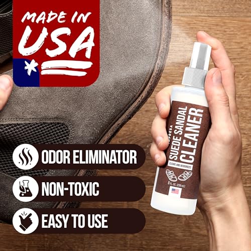 image for IMPRESA 8oz Suede Shoe Cleaning Kit for Birkenstocks - Suede Cleaner K