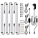 SUNWOW Dimmable LED Under Cabinet Lighting 4 Panel Kit, 18 Watt 1320 Lumens Total, 12VDC, White (6000K)