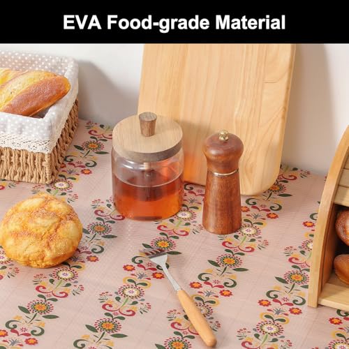 Cooyes Shelf Liner Non-Adhesive Cabinet Drawer Liner for Kitchen17.5 x78.7 - image 4