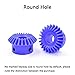 1pcs 1:1 Nylon Bevel Gear 1M 15 20 25 30 Teeth Inner Hole 4/5/6/8/10/12mm 1 Modulus 90 Degrees Meshing Angle Plastic Gears Industrial Bearings Gears(6mm,25 Teeth)