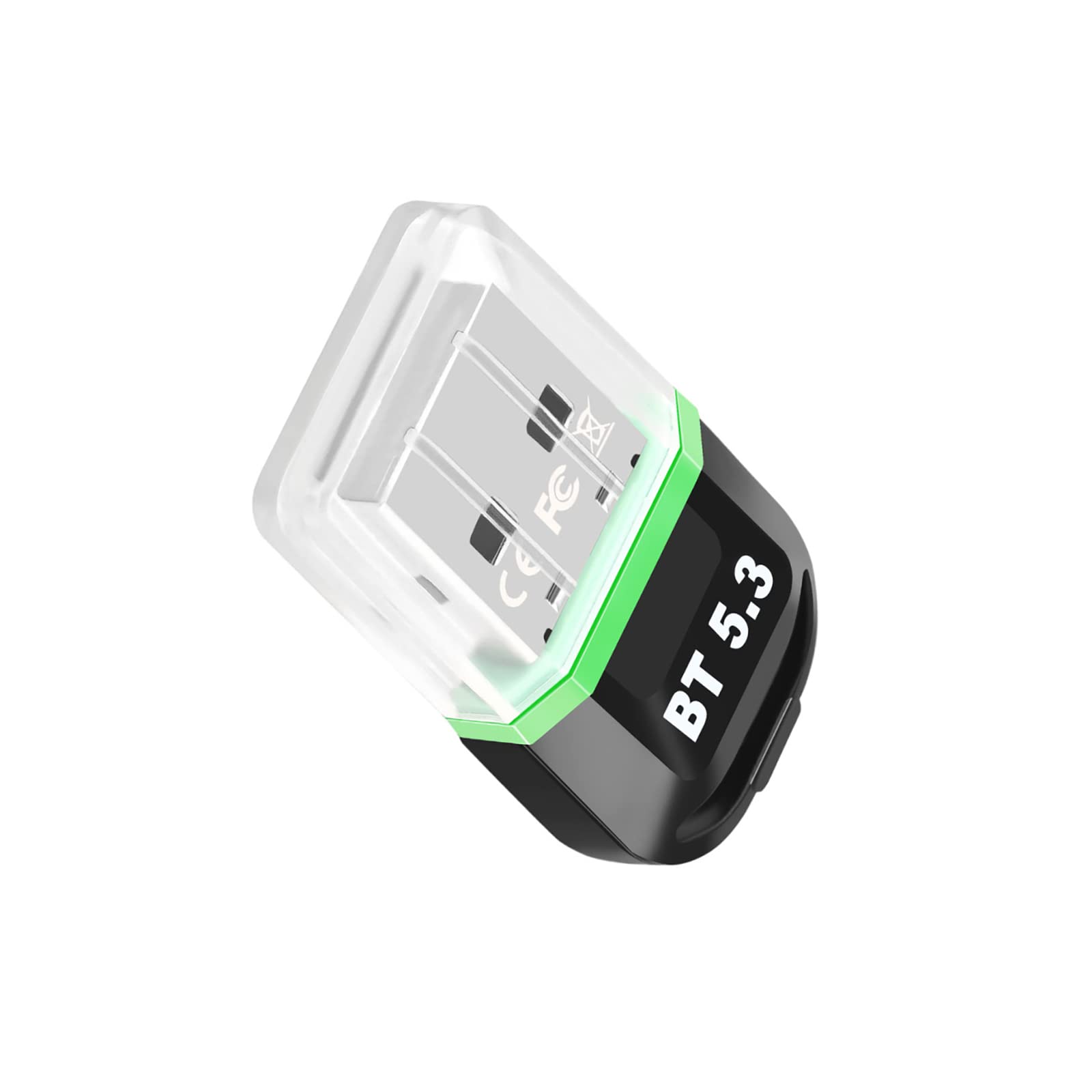 Smart Chip USB Bluetooth 5.3 Adapter, Mini Bluetooth EDR Dongle Receiver & Transmitter for Desktop, Laptop, Mouse, Keyboard, Printers, Headsets-image-49