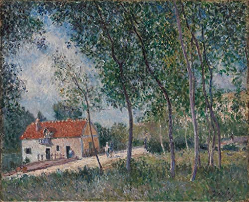 Image sur toile Alfred Sisley 60x90cm pour habiller un mur vide de chambre