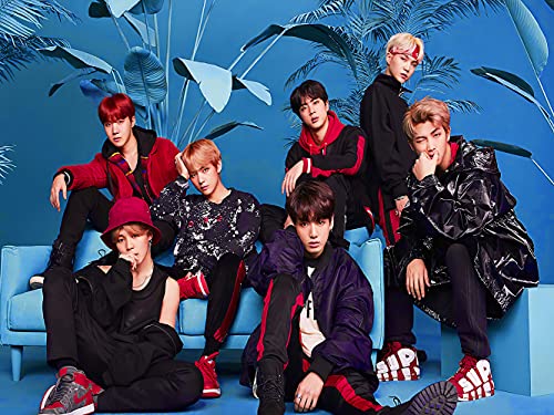 Kit de pintura de diamantes 5D, kit de bordado de diamantes de imitación de Kpop BTS, pintura de...