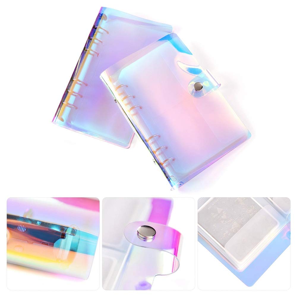 Plaque de tampon à ongles KADS avec pochette de rangement pour manucure nail art