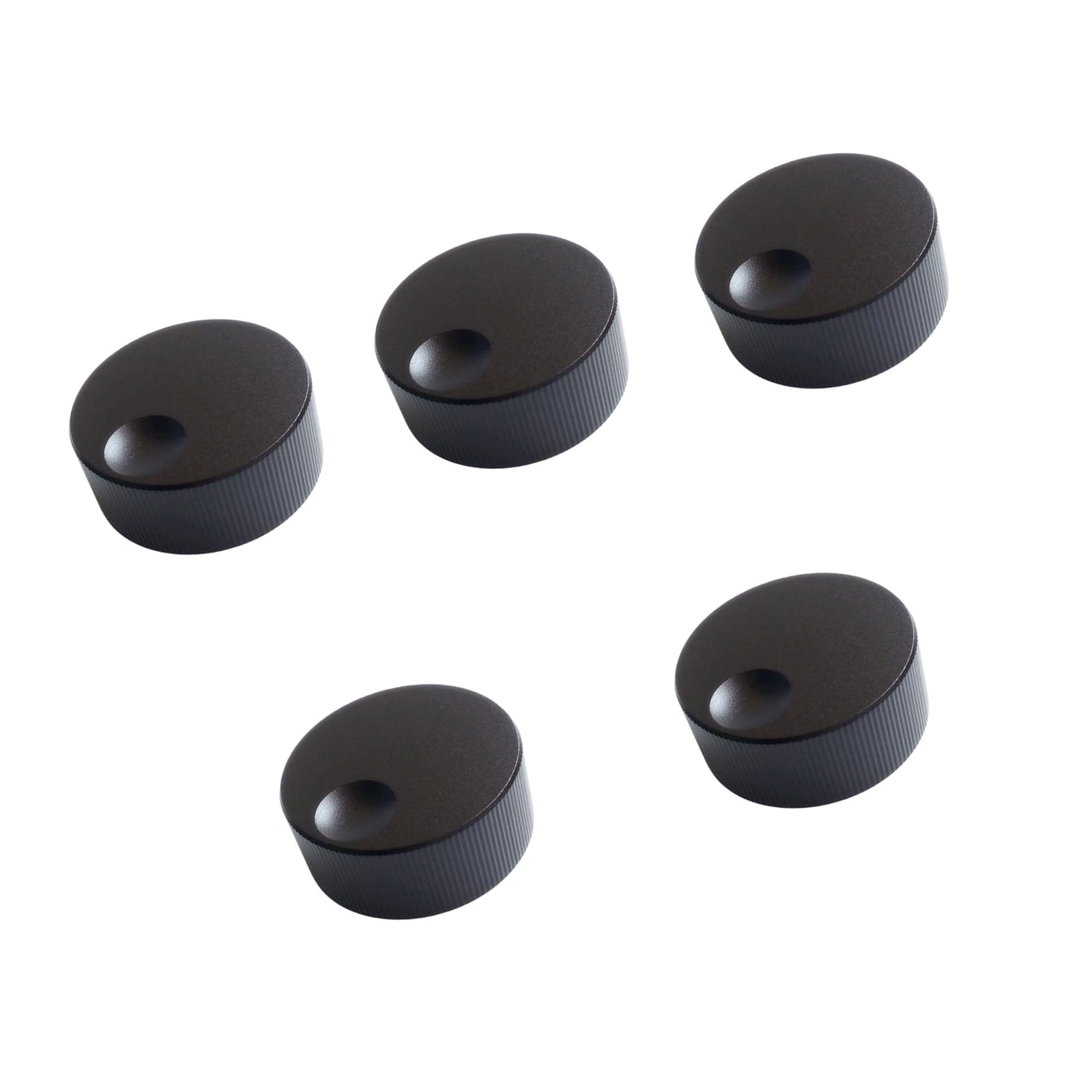 5Pcs Matte Finish Aluminum Control Knobs Ideal for Replacement or Upgrades Control Knobs Smooth Rotation Design Knob