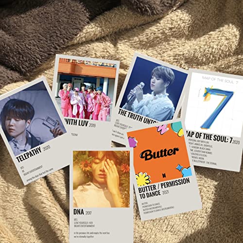 Image of BTS Wall Collage Kit 50 PCS A6 Posters for Wall | BTS Kpop Posters | Home Decor | Wall Decor Items | Room Decoration Items for Bedroom | Wall Stickers Set
