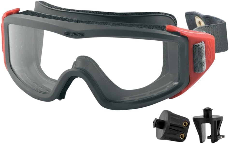 ESS 740-0378 Ess Clear Fire Goggle, Anti-Fog, Scratch-Resistant