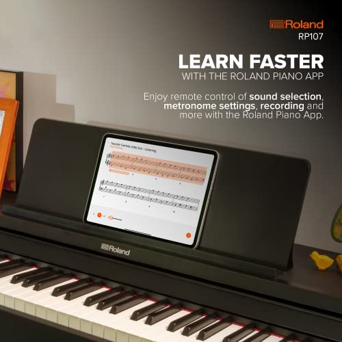 Roland RP107 Piano digital compacto y asequible para el hogar con