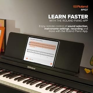 Roland RP107 Digital Piano | Piano domestique compact et abordable avec style vertical traditionnel | Parfait pour les… - Les Beatles, Paul McCartney, John Lennon, RIngo Starr, George Harrison Roland RP107 Digital Piano | Piano domestique compact et abordable avec style vertical traditionnel | Parfait pour les… – Image 6