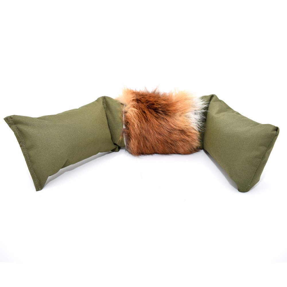 ROMNEYS Fuchsdummy | Dummy mit echtem Fuchsfell | Dreiteilig für das Apportiertraining | 4000g