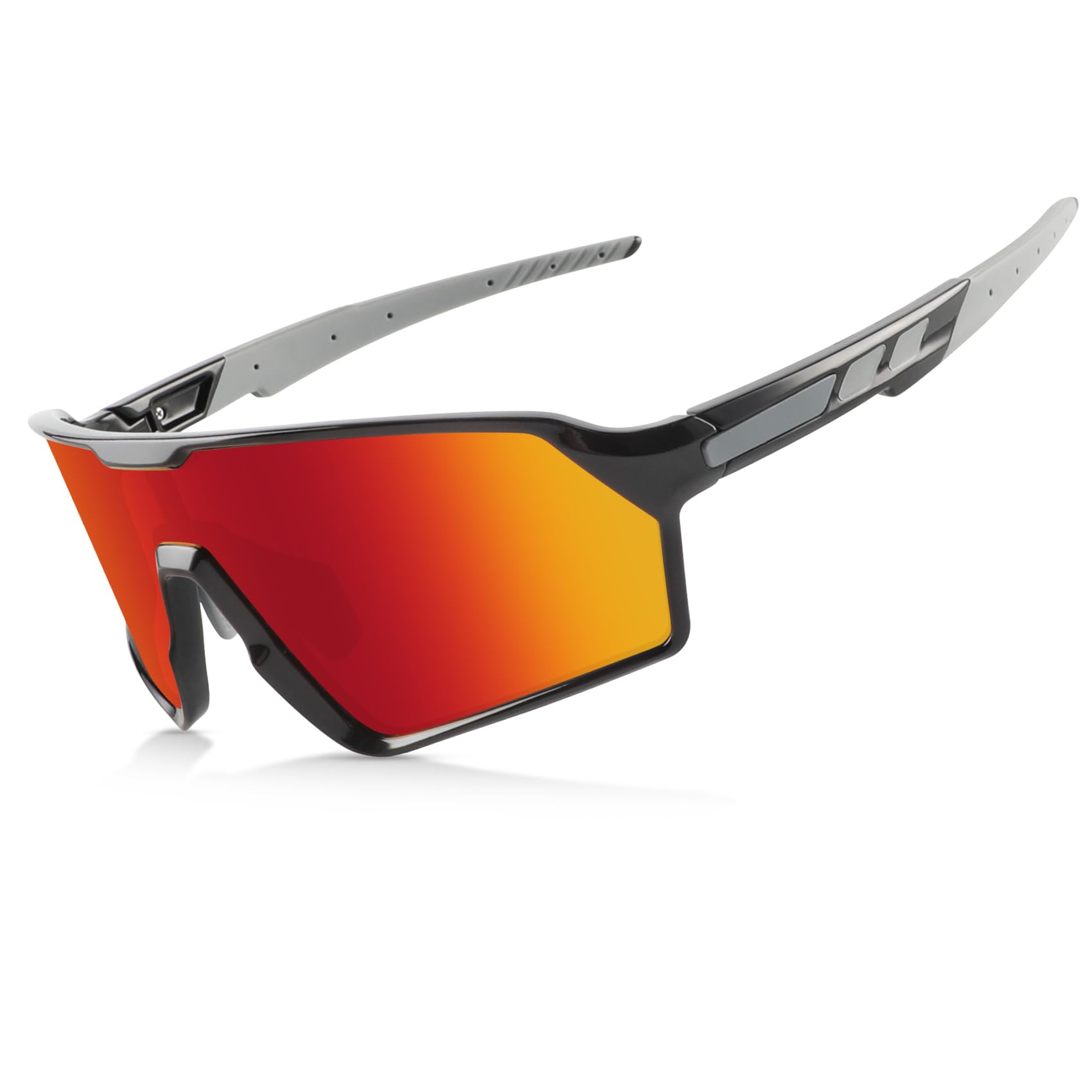 OULAIQI Gafas de sol deportivas ligeras para hombres y mujeres, UV400, lentes de sol de ciclismo para béisbol, correr, ciclismo, deportes al aire libre
