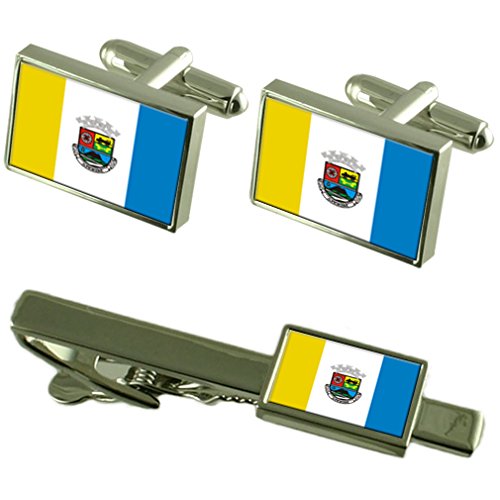 Gemelos de Aperibé coleccionables y pisacorbatas de Río de Janeiro set
