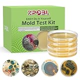 Mold Test Kit for Home, 4 Detection Tests for HVAC, Surfaces & Indoor Air Quality, DIY Black Home Mold Detector Testing kit, Identification Guide & Free Lab Analysis Included