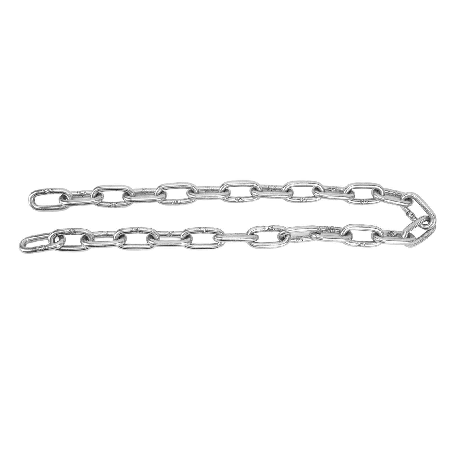BORDSTRACT Catena per Ancora per Barche, Catena per Ancora in Acciaio Inossidabile 316 da 8 mm, Catena di Fissaggio Robusta per carichi Pesanti per Barche, Yacht e pescherecci