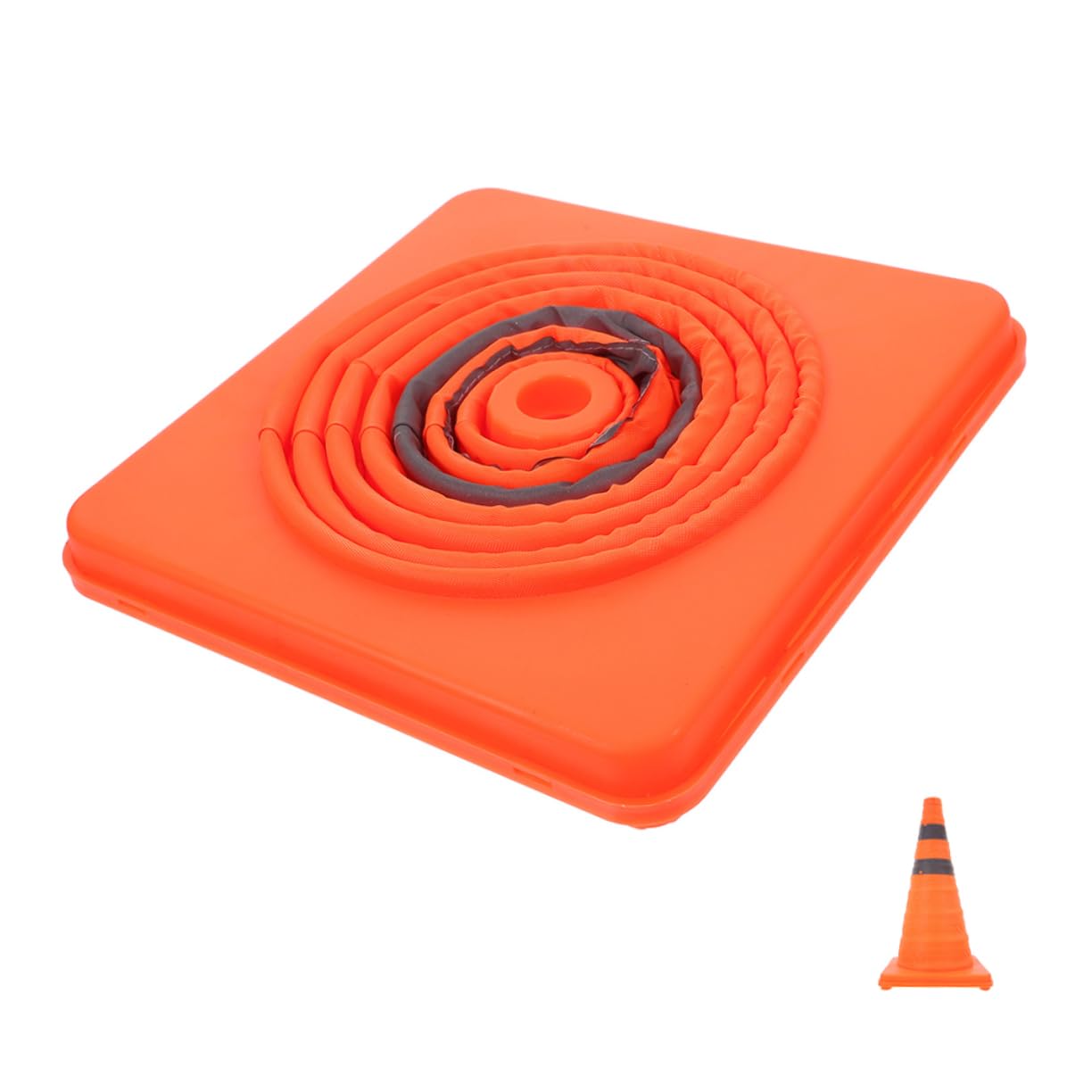 Cabilock Cono De Tráfico Telescópico Collar Reflectante Cono De Seguridad Reflectante Plegable Para Señalización De Aparcamiento y Emergencias De Tráfico
