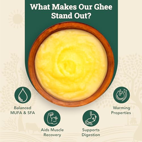 Image of Anveshan A2 Ghee (2.5L Stainless Steel Dolchi) | Traditional Bilona Method | Curd- Churned | Cultured | Pure and Nutural | Lab Tested | Free-grazed, Grass-fed Desi Cows