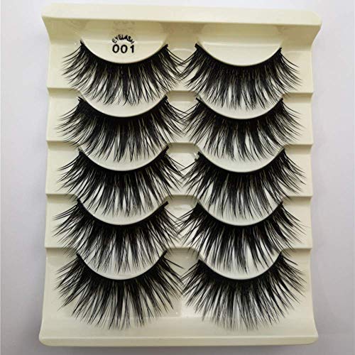 Faux cils epais a la mode, de longues extensions naturelles faites a la main et sans cruaute envers les animaux rendent vos yeux