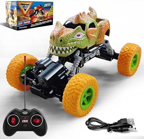 LOPOM 1/22 Scale Remote Control Car 4WD Off Road RC Trucks with Rechargeable Battery RC Truck Play Electric Toy Car Rc Racing Car for All Adults & Kids