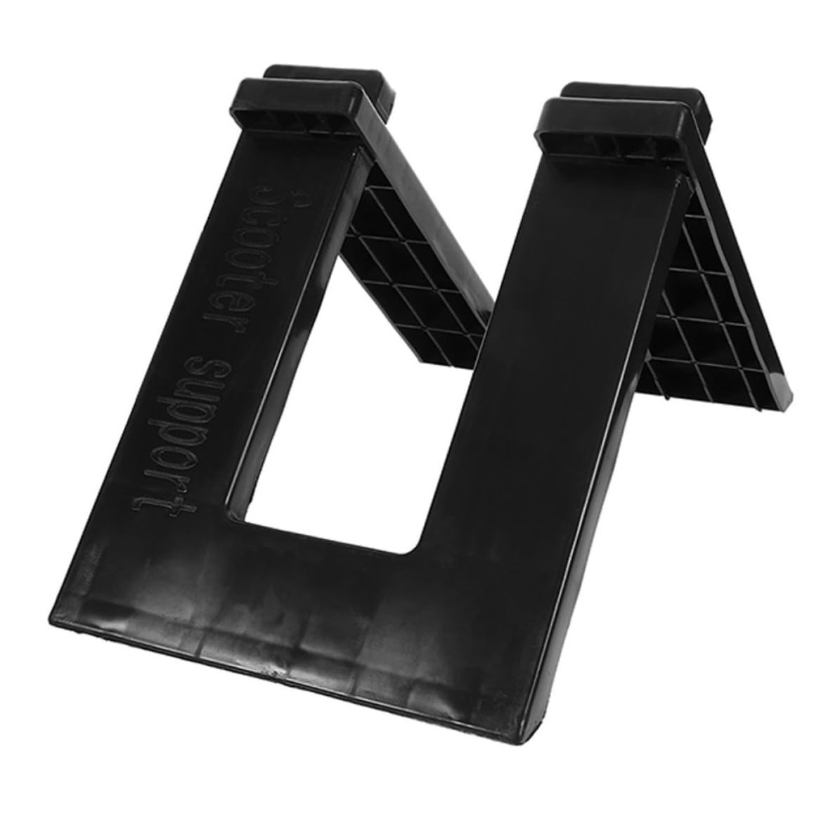 CHILDWEET Soporte para Patinetes de Suelo, Plástico Negro, Fácil de Transportar, Compatible Scooters de 10 y 12 Pulgadas, Adecuado para Estacionamiento Seguro