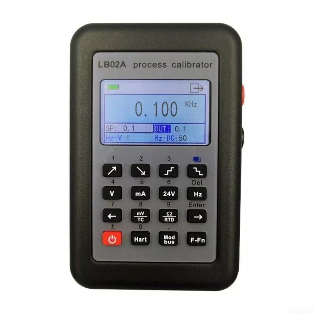 LB02A Calibrateur de processus pour fréquence pour PT100 TC mV mA 4-20mA 0-10V Entrée de sortie avec pour HART pour prise en charge Modbus, générateur de signal pour Thermoco