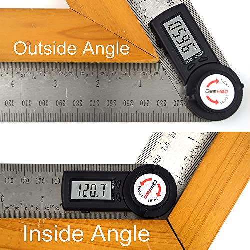 Gemred 82305-200D Digital Angle Finder Gemred Protractor Stainless Steel 7Inch 200Mm thumb #6