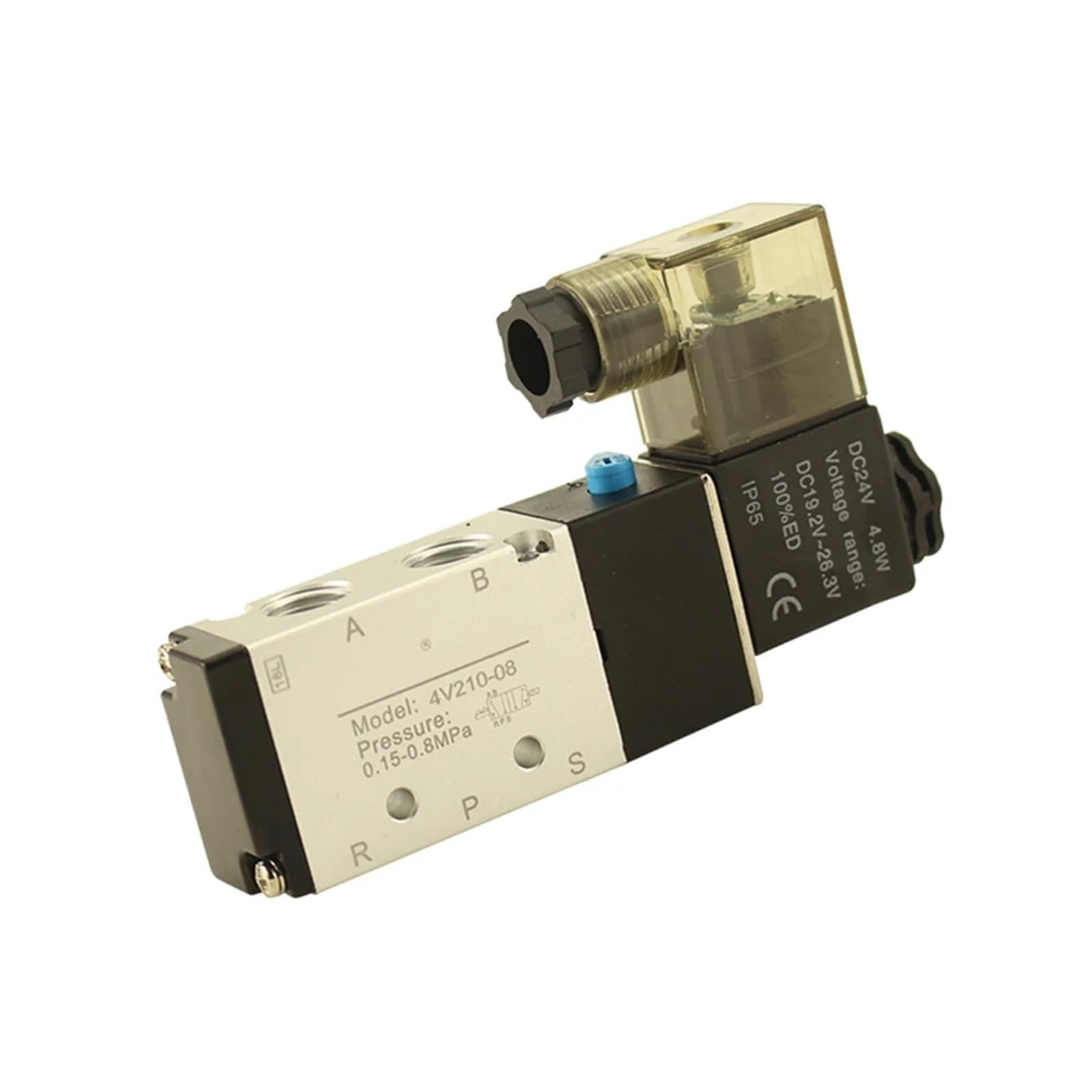 MXXDMOPD 4V210-08 4v110-06 M5ic Solenoid Air Valve 1/4" 1/8" 3/8" 1/2" inch 2/5 Electromagnetic 4V310-10 12V 24V 110V 220V(Dn6 4v210-06)