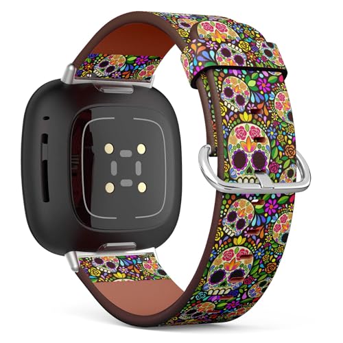 Bracelet de montre en cuir Galaxy Watch 5 PRO et 6 Classic, design floral végétalien original