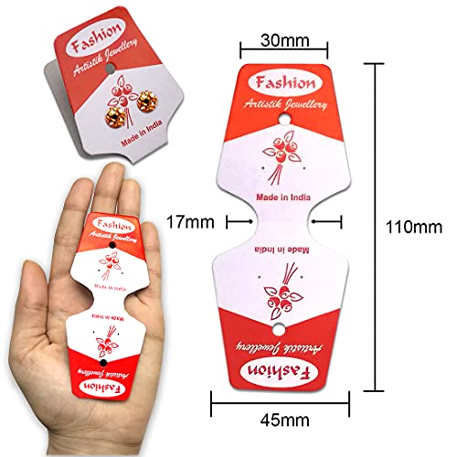 Image of DIY Crafts 200 Pcs Shape No # 2, White Jewellery Display Pice Tag Packing, Blank White Kraft (200 Pcs Shape No # 2, White Jewellery Display Pice Tag Packing)