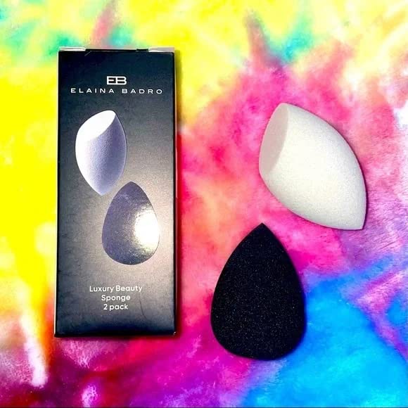 Elaina Badro Luxury Beauty Sponge 2-Pack Foundation Makeup Blender Latex Free 4 Elaina Badro Luxury Beauty Sponge 2-Pack Foundation Makeup Blender Latex Free