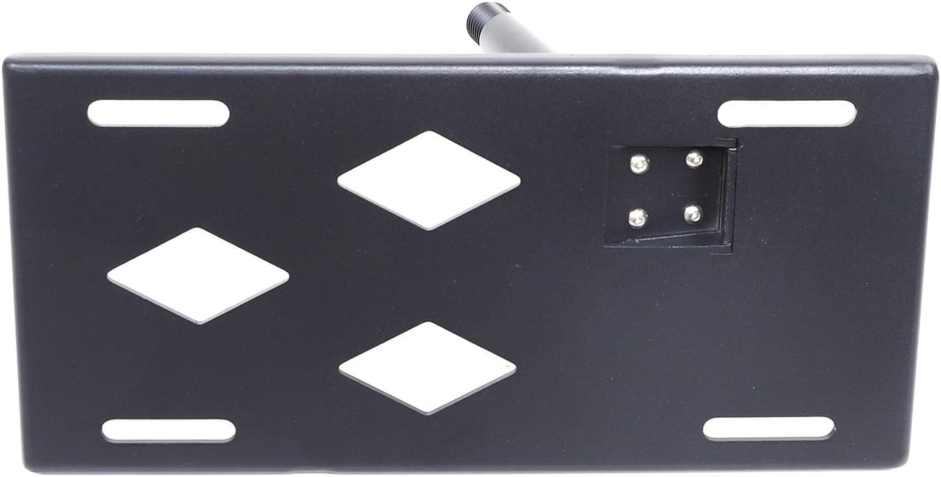 for Corvette C8 License Plate Mount Bracket Holder Front Bumper Tow Hook License Plate Frame Compatible with Corvette C8 2020-2025 No Drill Front License Plate Holder Accessories (Black)