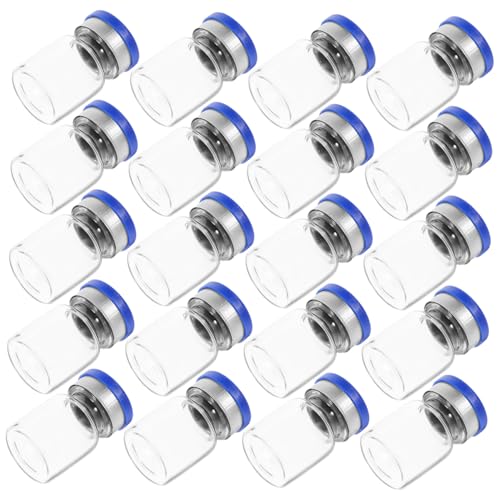 COSMEVIVI 5-ml Glas Probenfläschchen mit Kappen