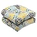 Pillow Perfect Outdoor Full Bloom Wicker Seat Cushion, Set of 2
