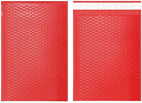 Yomuse 50pcs Padded Envelopes, 180mm x 260mm (7.1x10.2 Inch) Poly Bubble Mailers Self Seal, Waterproof Postal Bags for Mailing/Packaging (Black)