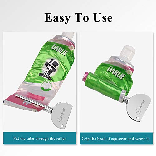 Toothpaste Squeezer, Tube Squeezer 3 Pack Metal Tube Squeezer Tube Winder Economical To Save Toothpaste, Creams, Paint Squeezer Roller Roller Squeezer Tube Squeezer Tool Simple & Practical #TOP2