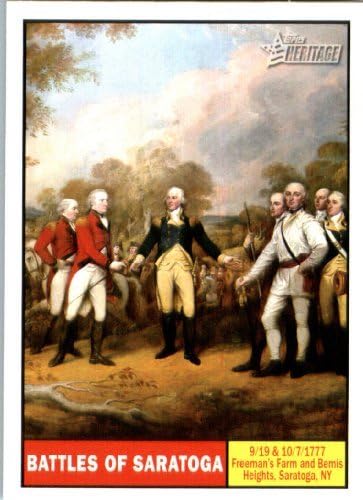 2009 Topps American Heritage Heroes #107 Battles of Saratoga Heroic