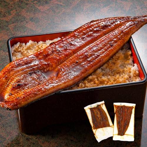 超特大 うなぎ 長蒲焼 国産うなぎ 蒲焼 タレ 山椒 付き 鰻 蒲焼 冷凍 大五うなぎ工房 簡易包装 特大 (05. 超特大【ハーフカット2パック】)