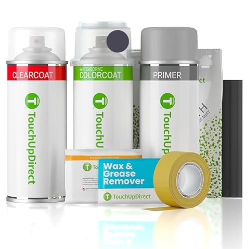 TouchUpDirect GIV/WA333E Iron Gray Metallic Compatible with Chevrolet Exact Match Touch Up Paint Aerosol - Platinum Kit