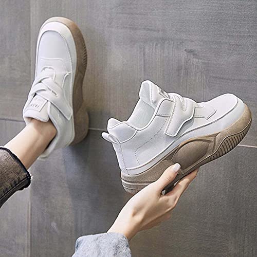Rbculf Women Casual Sneaker 2023 Fashion Girls Comfort Platform High Top Ankle Booties Sport Sneaker Slip On Walking Shoes #TOP1