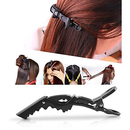 JullyCAnnice 5 peças/conjunto universal de grampos de cabelo de crocodilo profissional Grampos de co